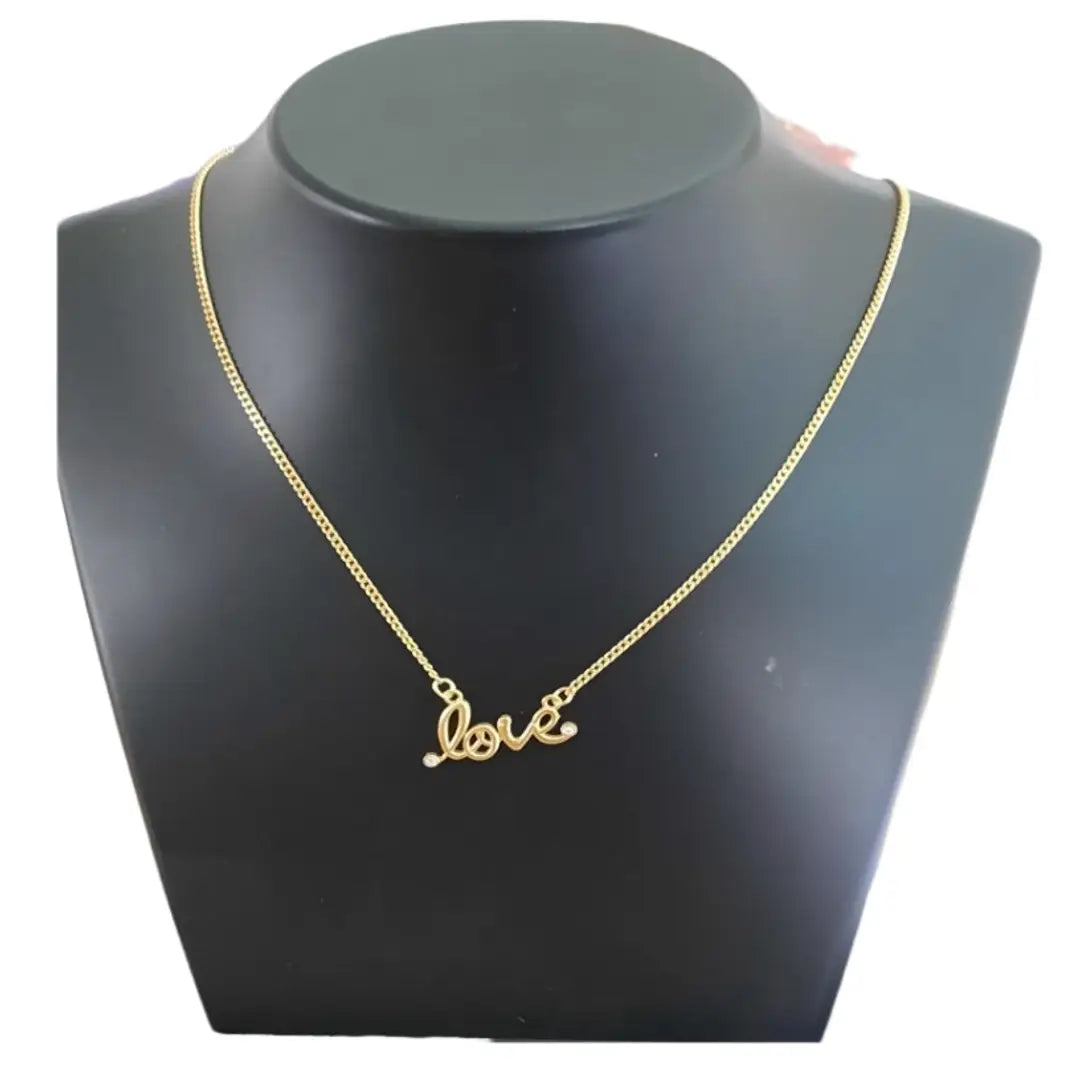 Gold plated beautiful chain pendant for someone who love